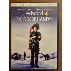 Edward Scissorhands (DVD, Full Screen Anniversary Edition), Excellent Condition